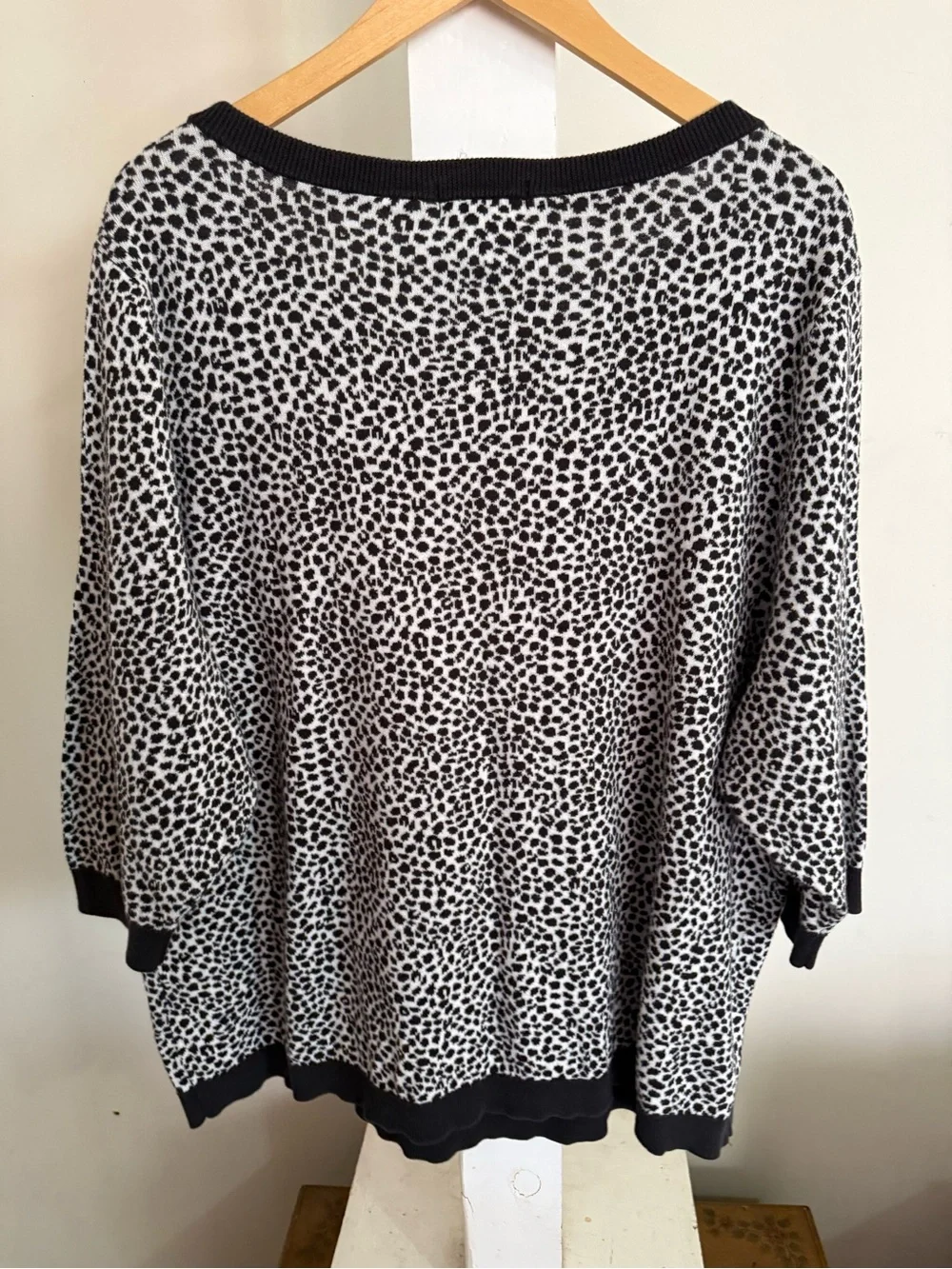 Lands’ End Animal Print Sweater